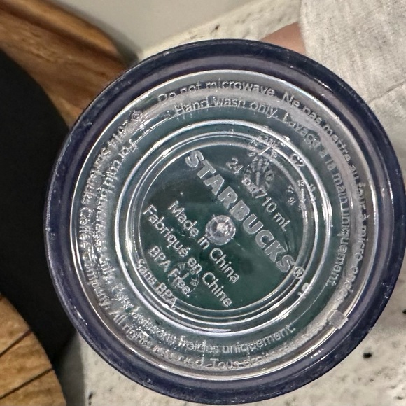 Starbucks VW Surfer Bus Acrylic Venti Cold Cup Tumbler 24 oz 2014 - Picture 8 of 8